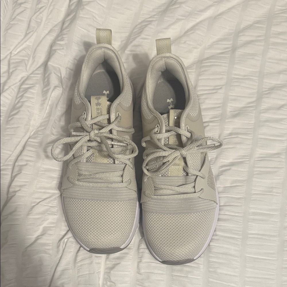 Under Armour Women's Light Taupe Athletic Sneakers